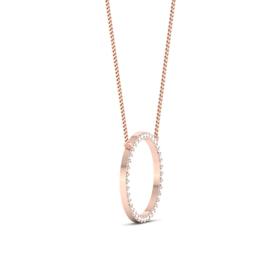 Classic Round Diamond Pendant