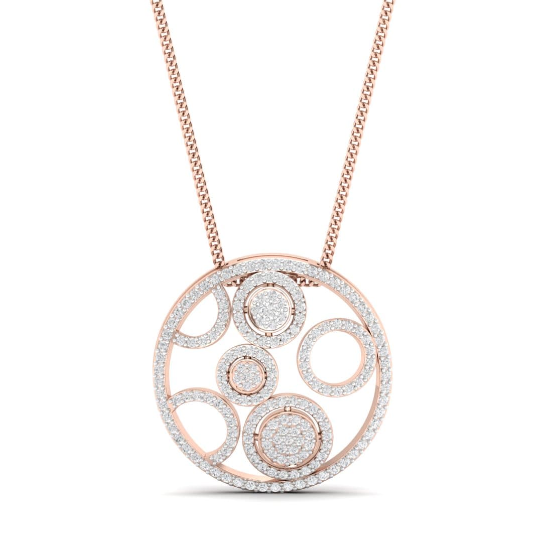 Bubbles Diamond Pendant