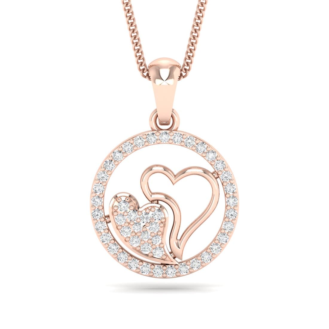 Glimse Heart Diamond Pendant