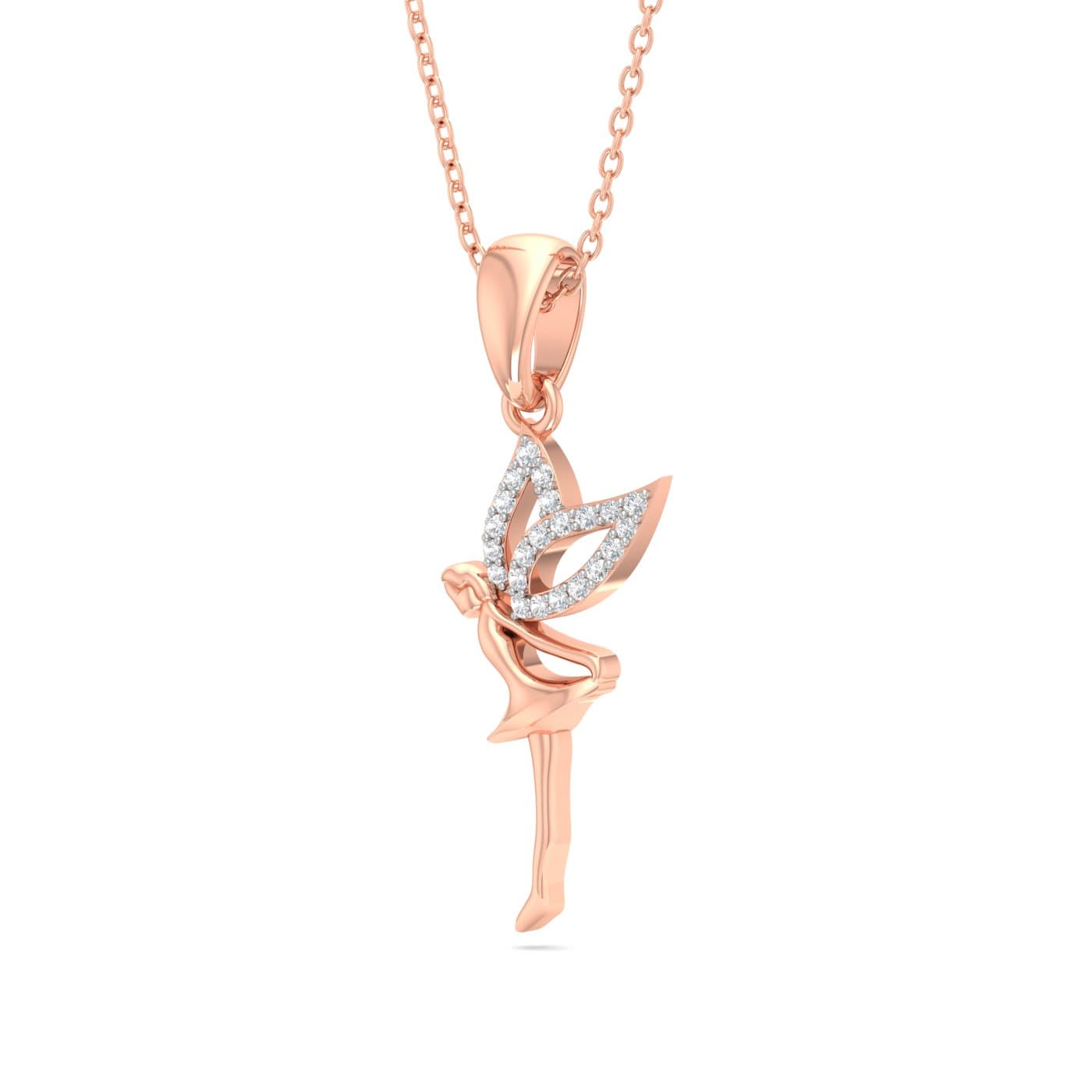 Dancing Girl Diamond Pendant