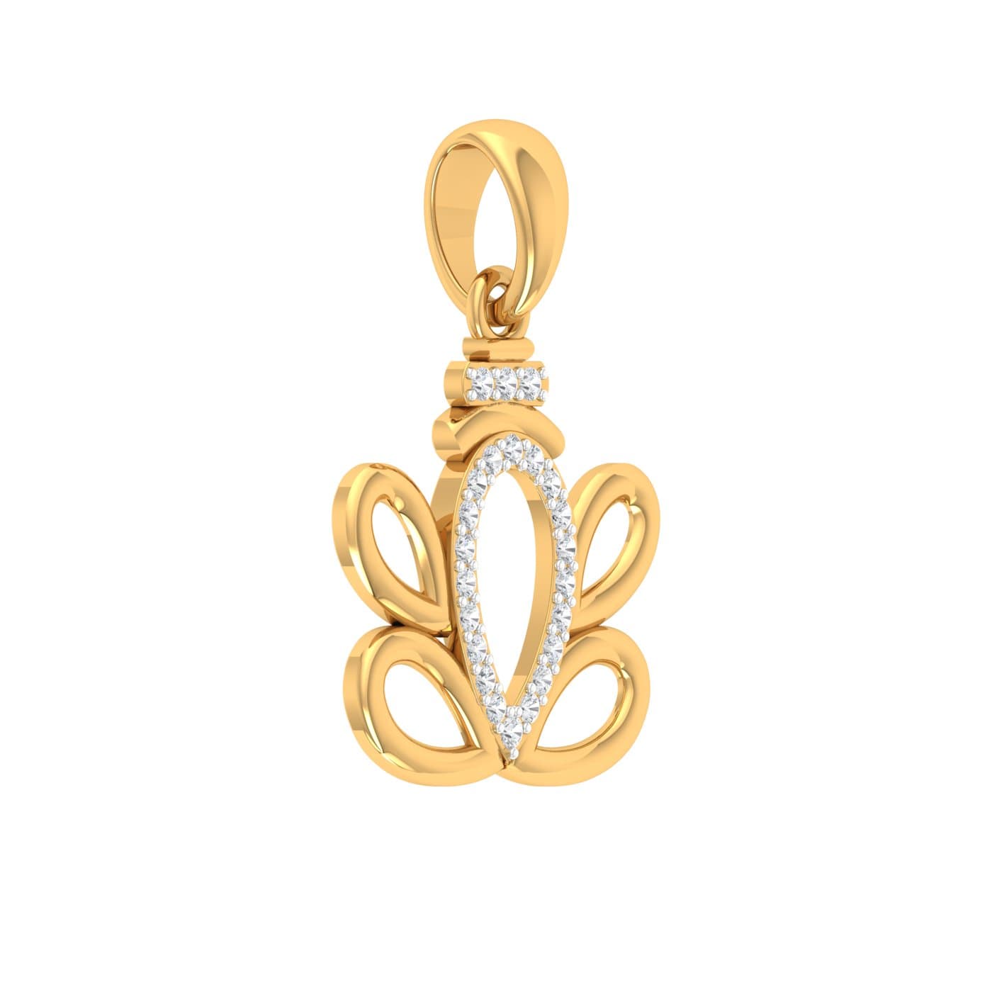 Mangal Murti Diamond Pendant