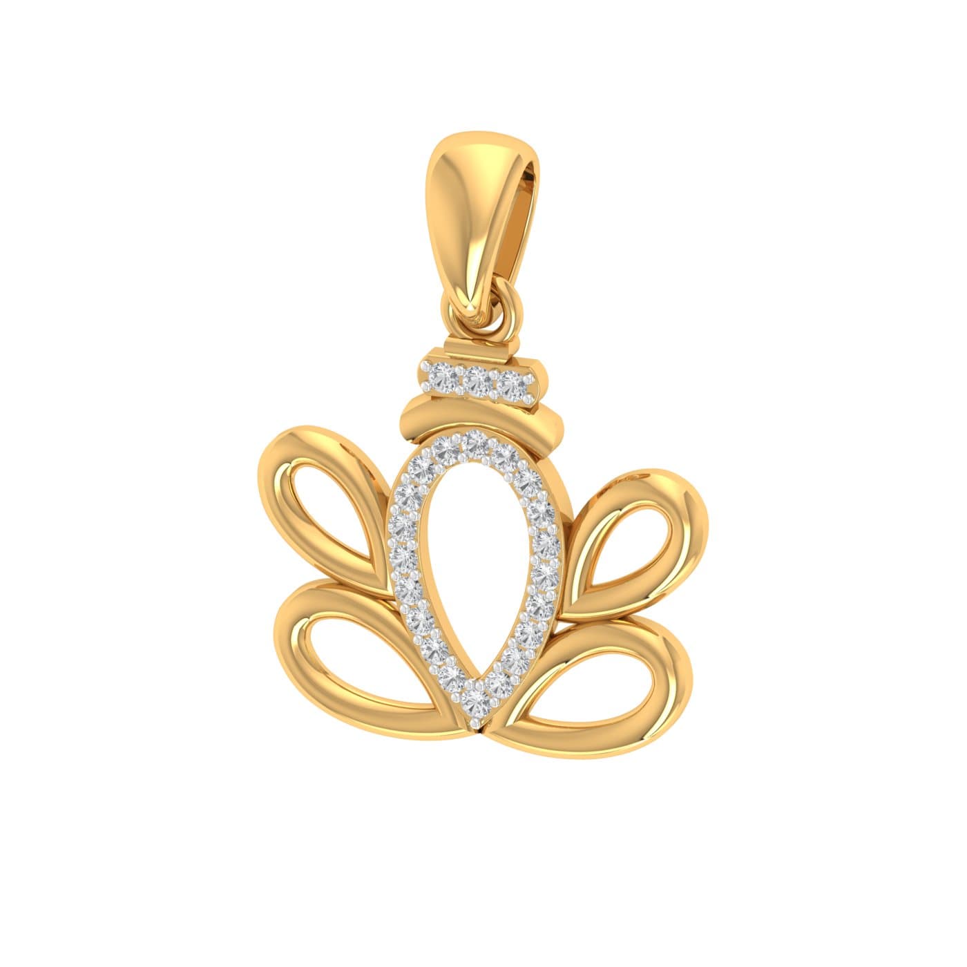 Mangal Murti Diamond Pendant