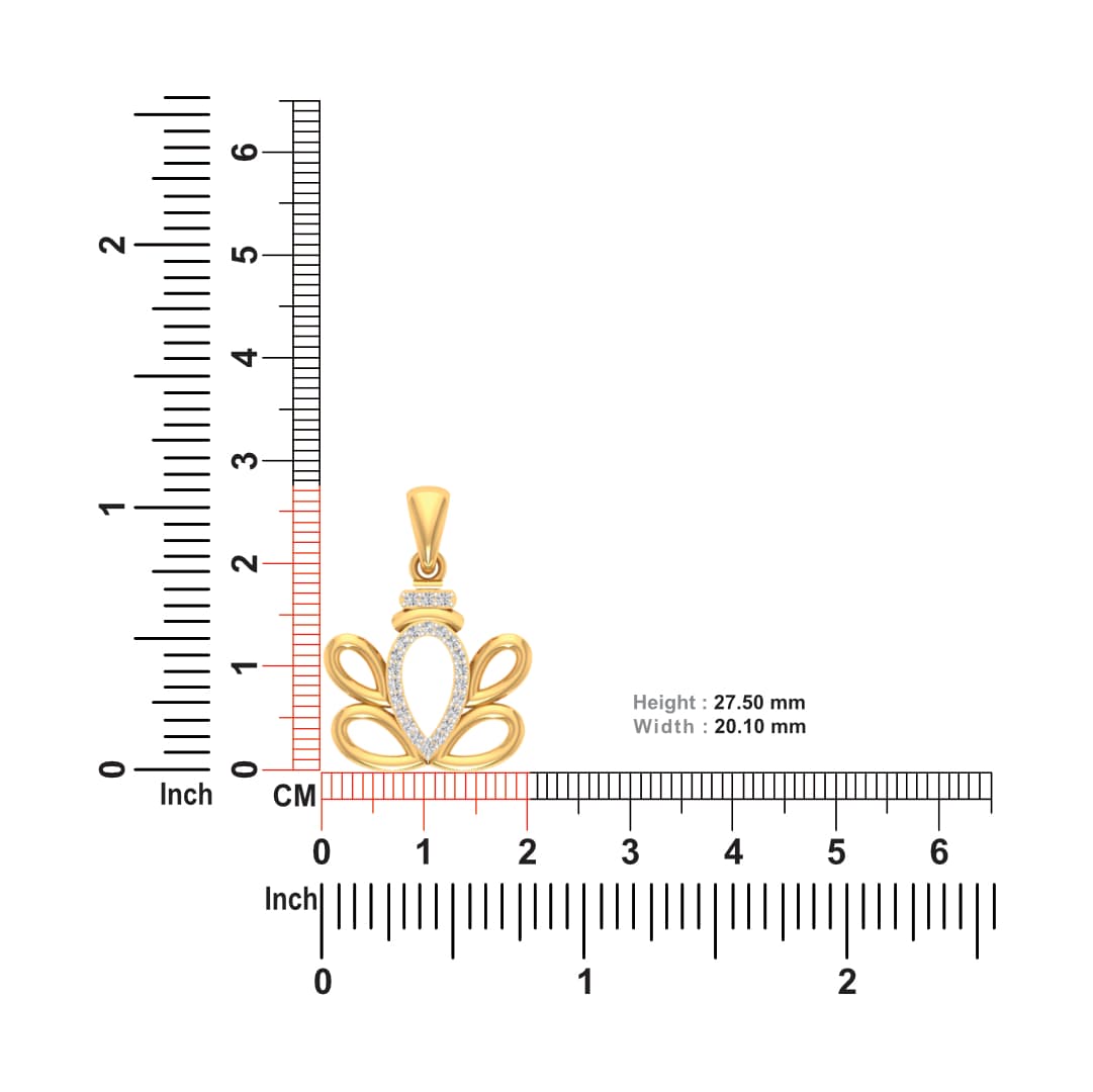 Mangal Murti Diamond Pendant