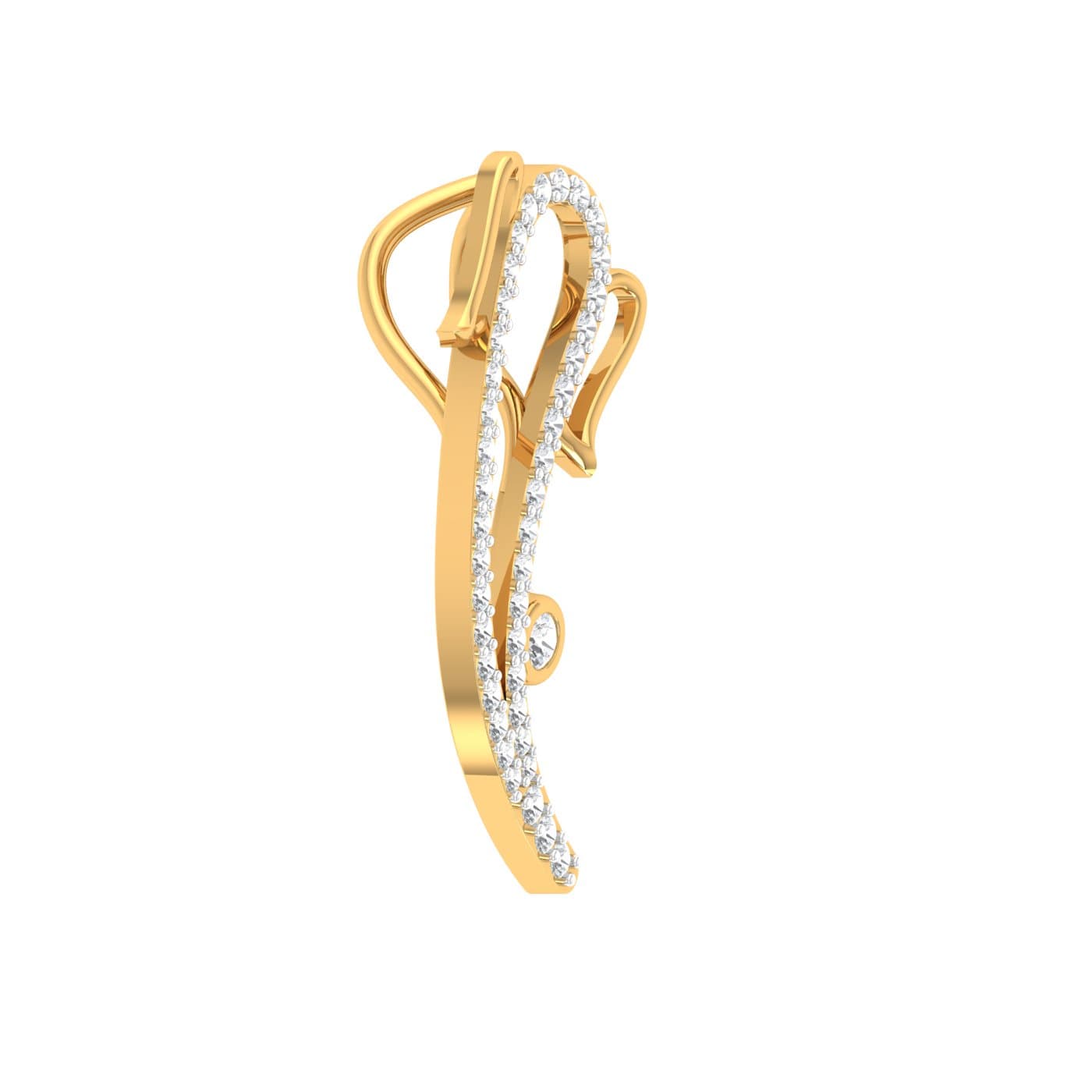 Ganesha Diamond Pendant