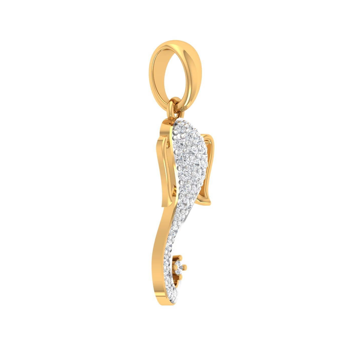 Ganpati Bappa Diamond Pendant