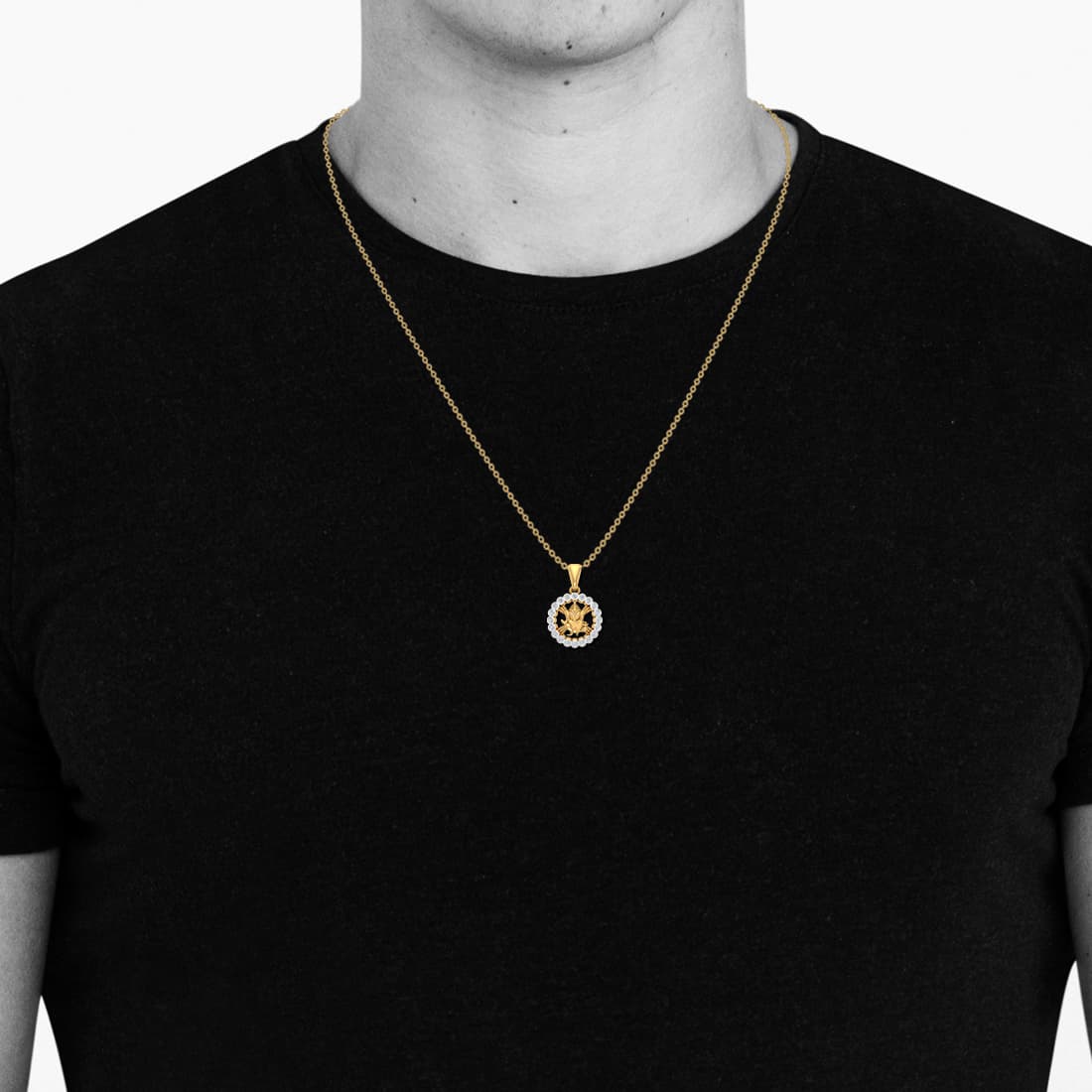 Ganadhyaksha Diamond Pendant