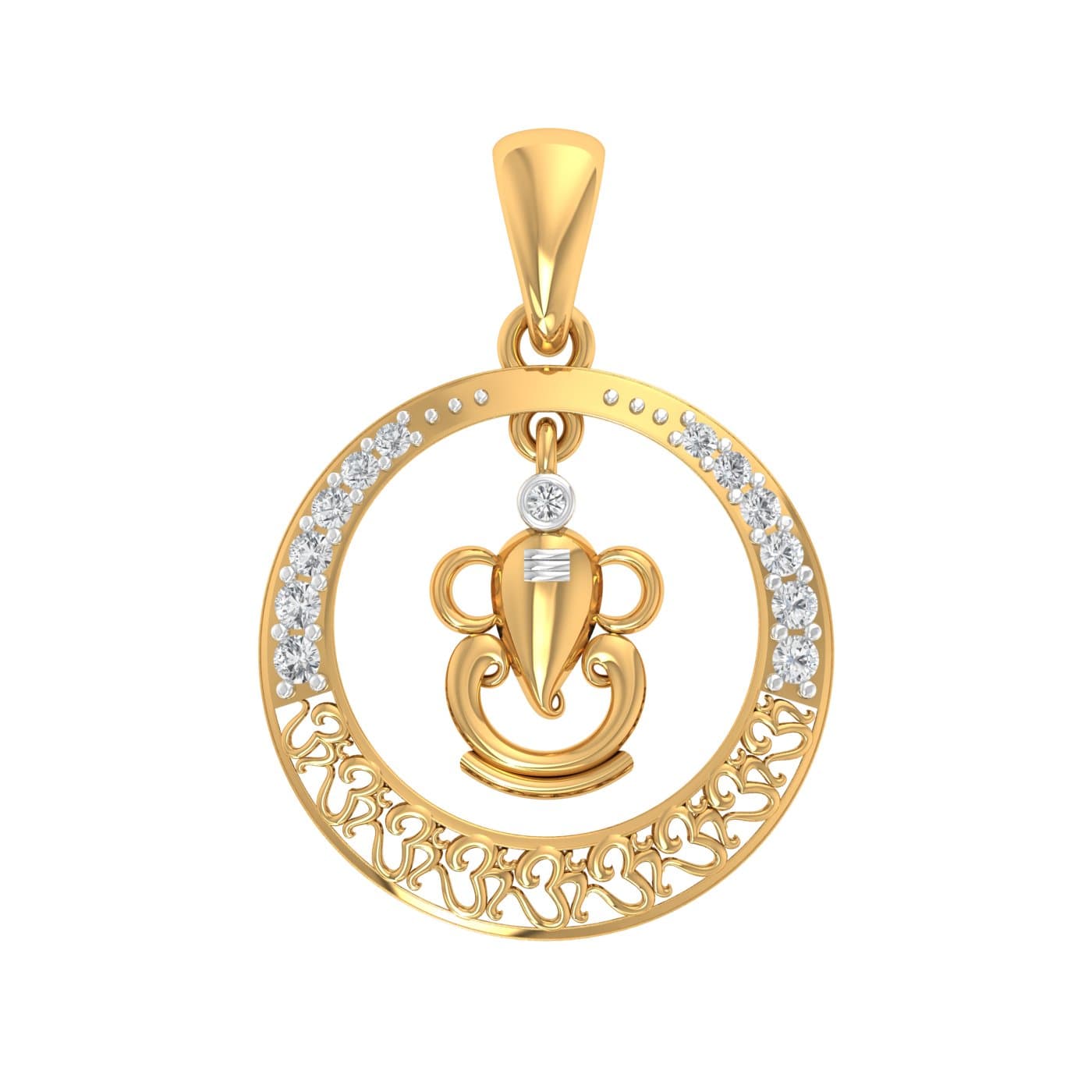 Sarvatman Multi Diamond Pendant
