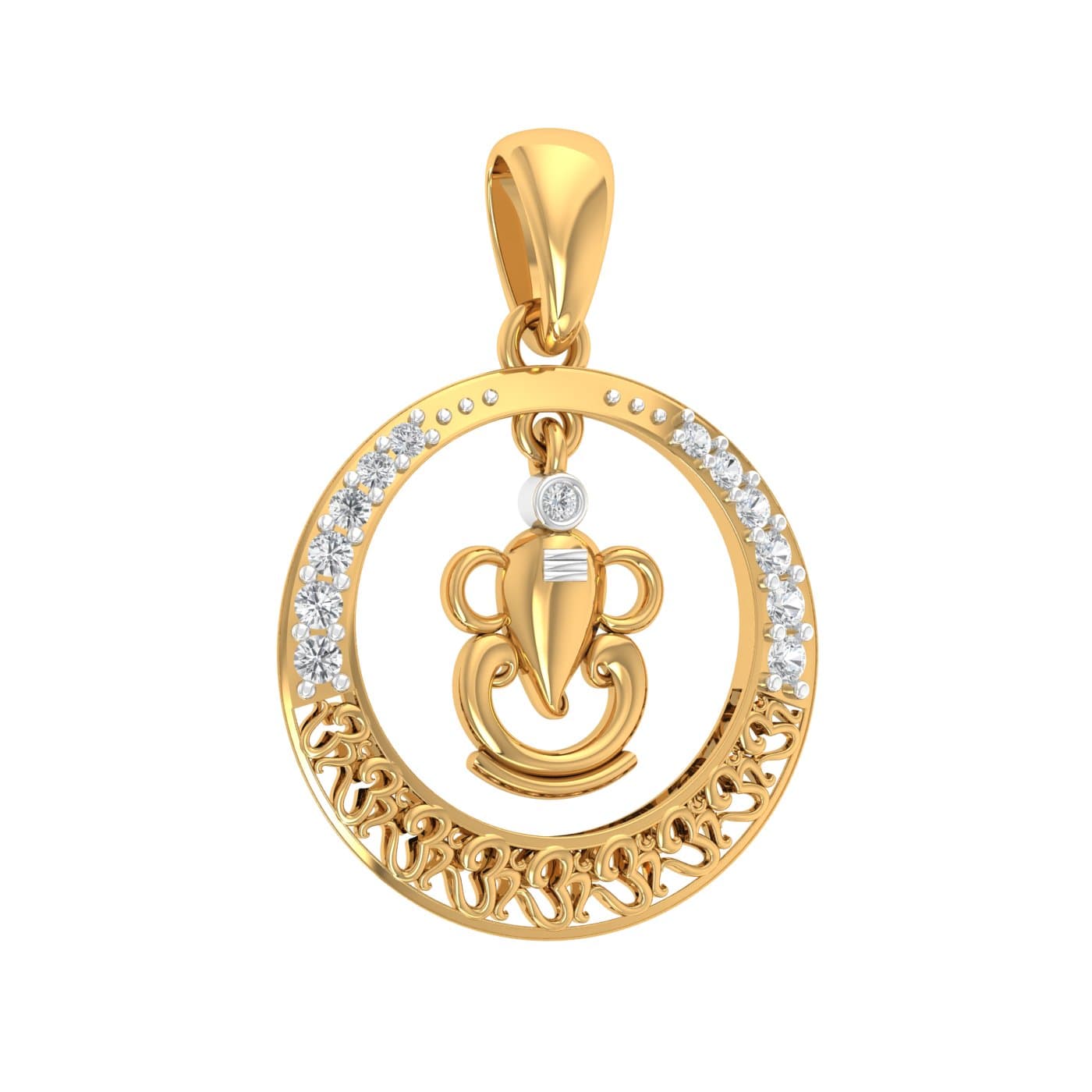 Sarvatman Multi Diamond Pendant