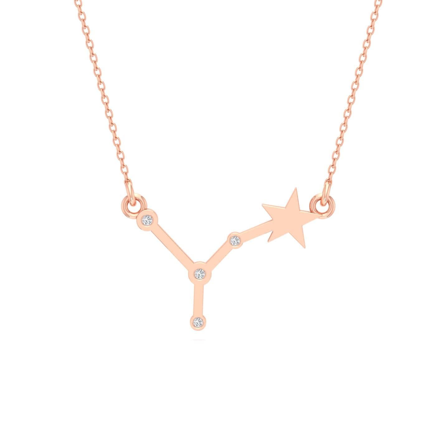 Cancer Zodiac Diamond Pendant