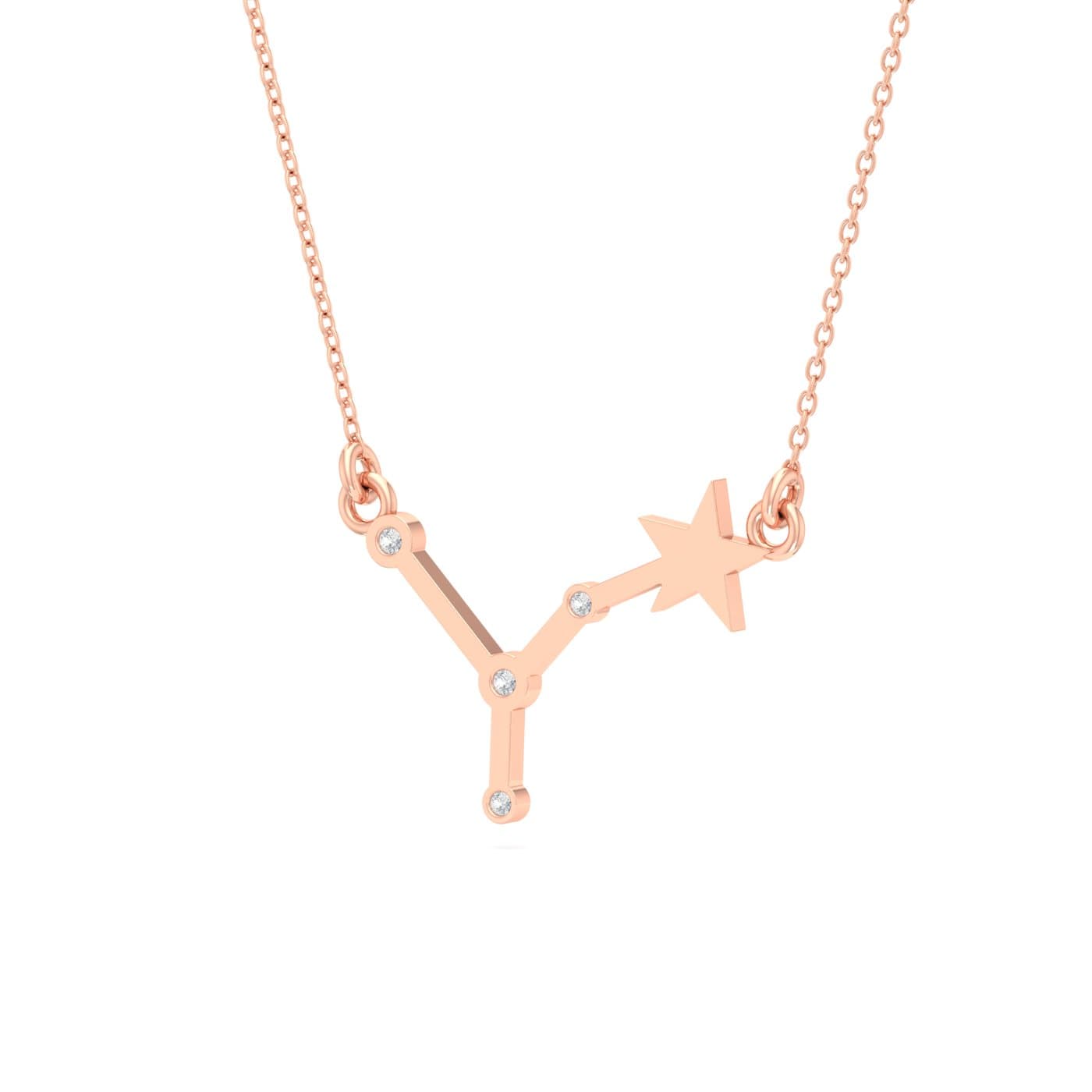 Cancer Zodiac Diamond Pendant