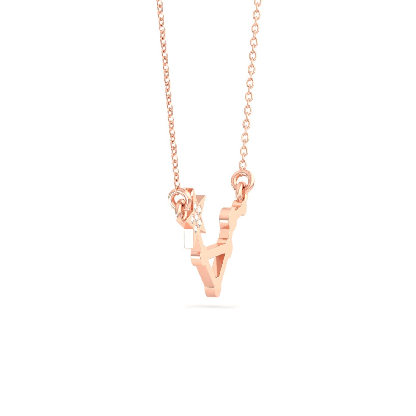 Libra Zodiac Diamond Pendant