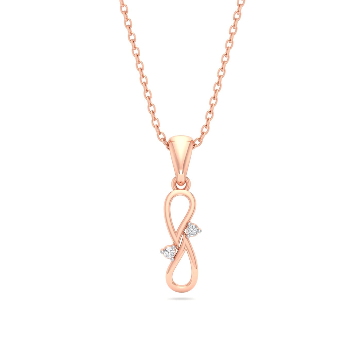 Feather Diamond Pendant