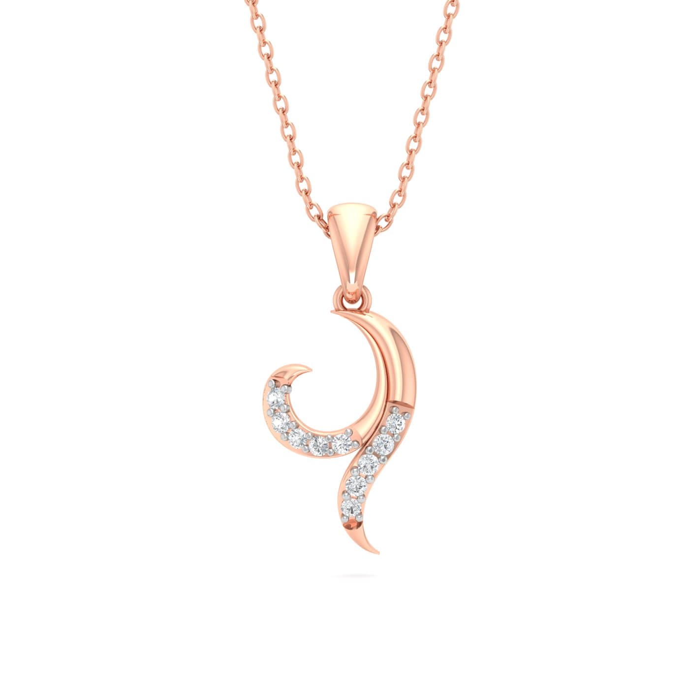 Floral Kali Diamond Pendant
