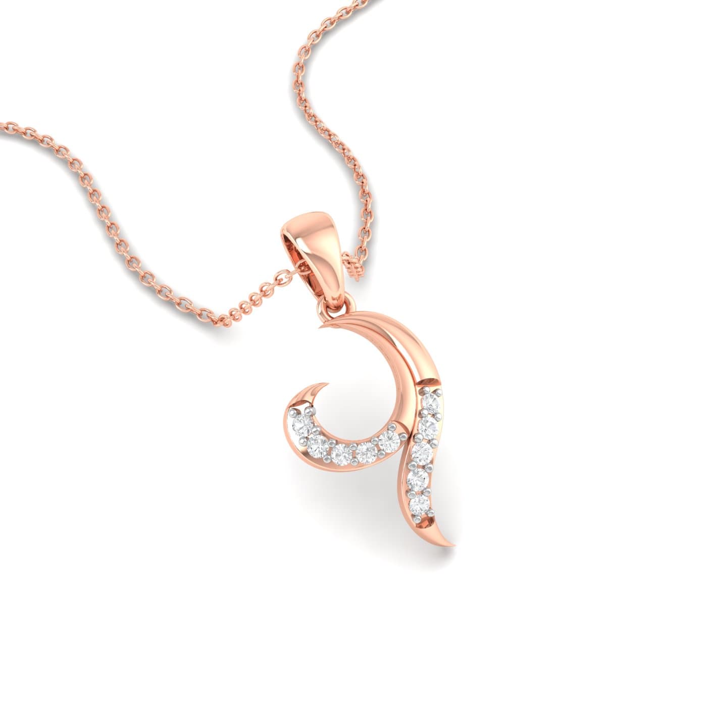 Floral Kali Diamond Pendant