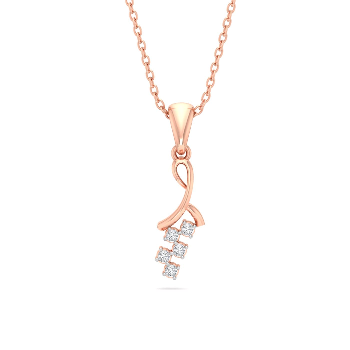 Eloise Fancy Five Diamond Pendant