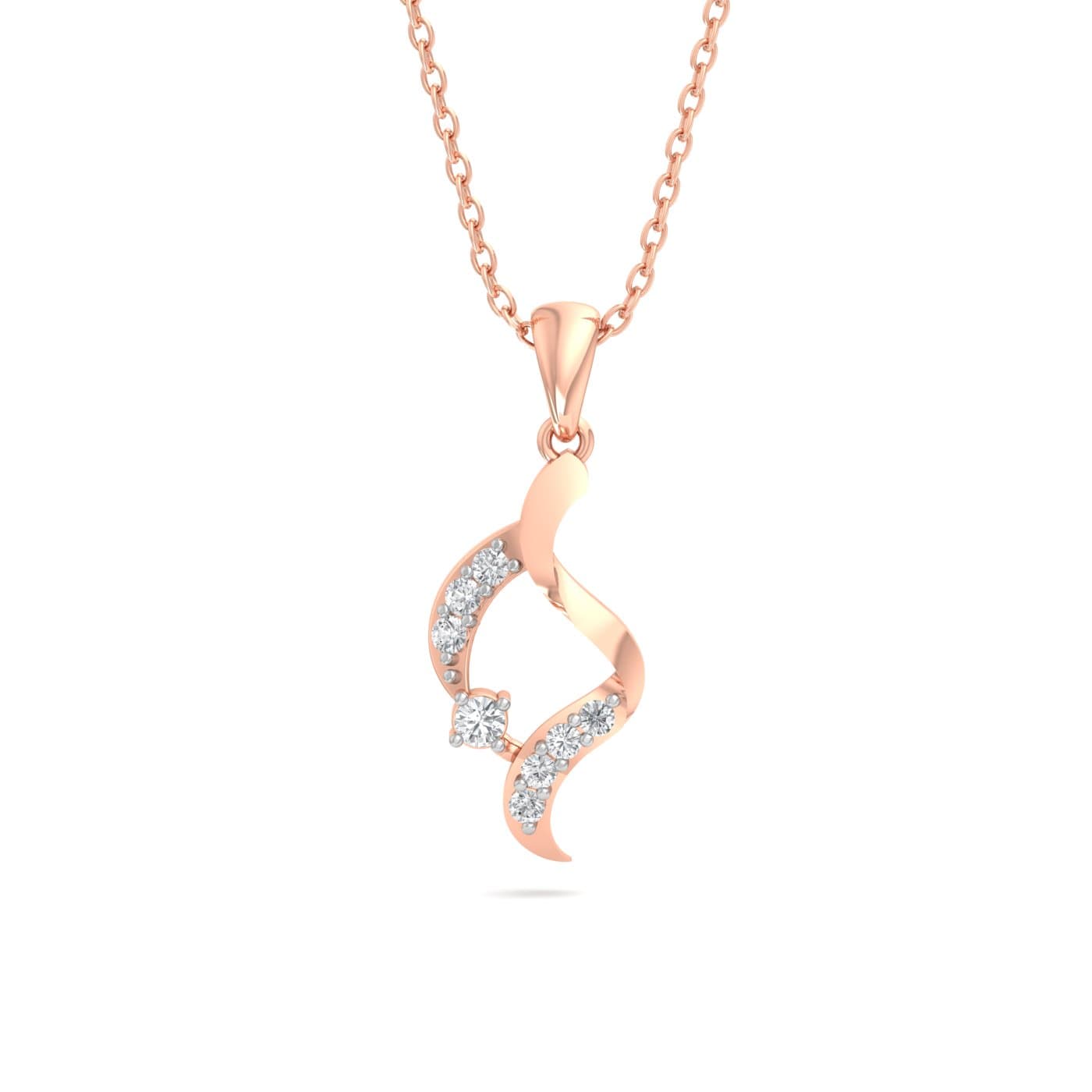 Crave Wave Diamond Pendant