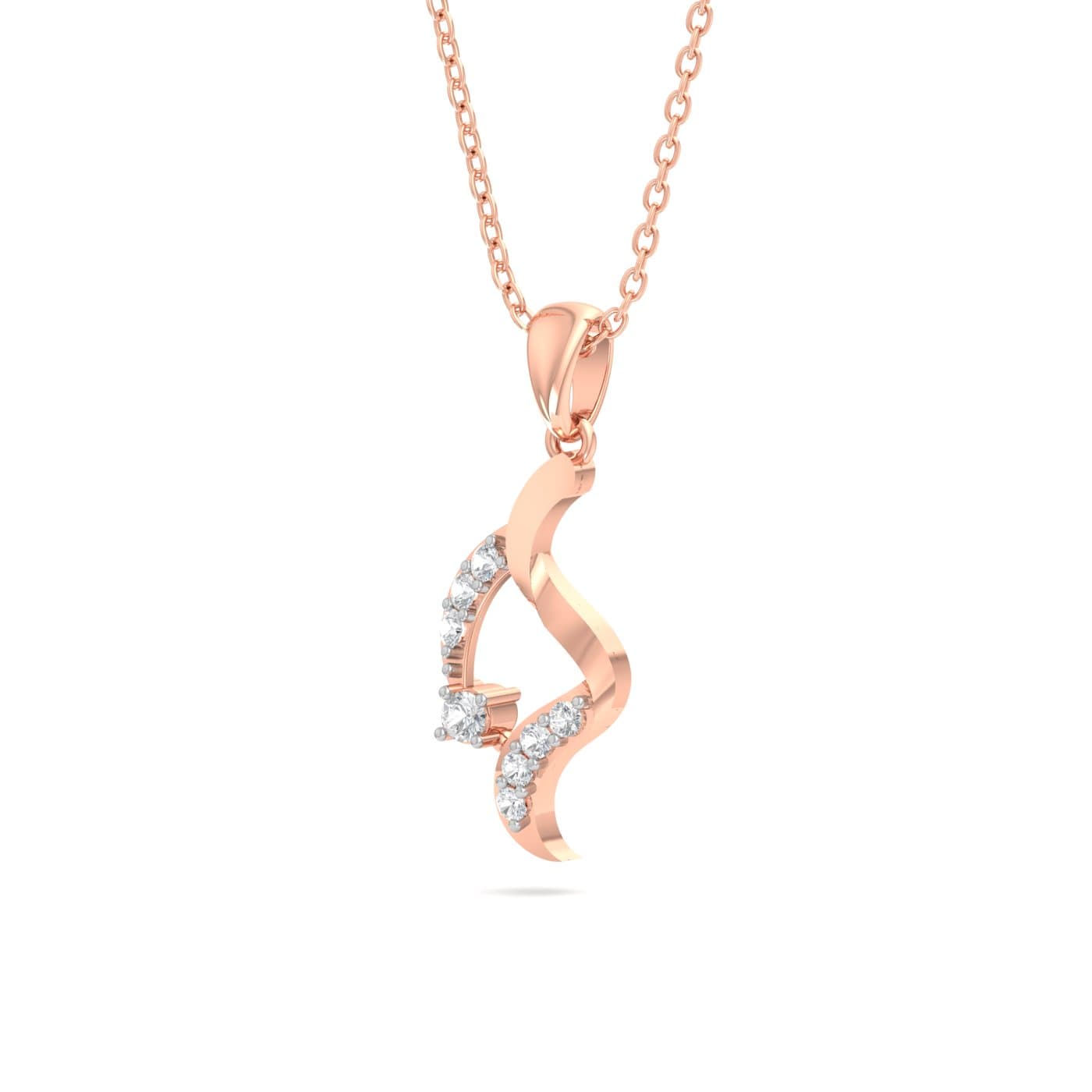 Crave Wave Diamond Pendant