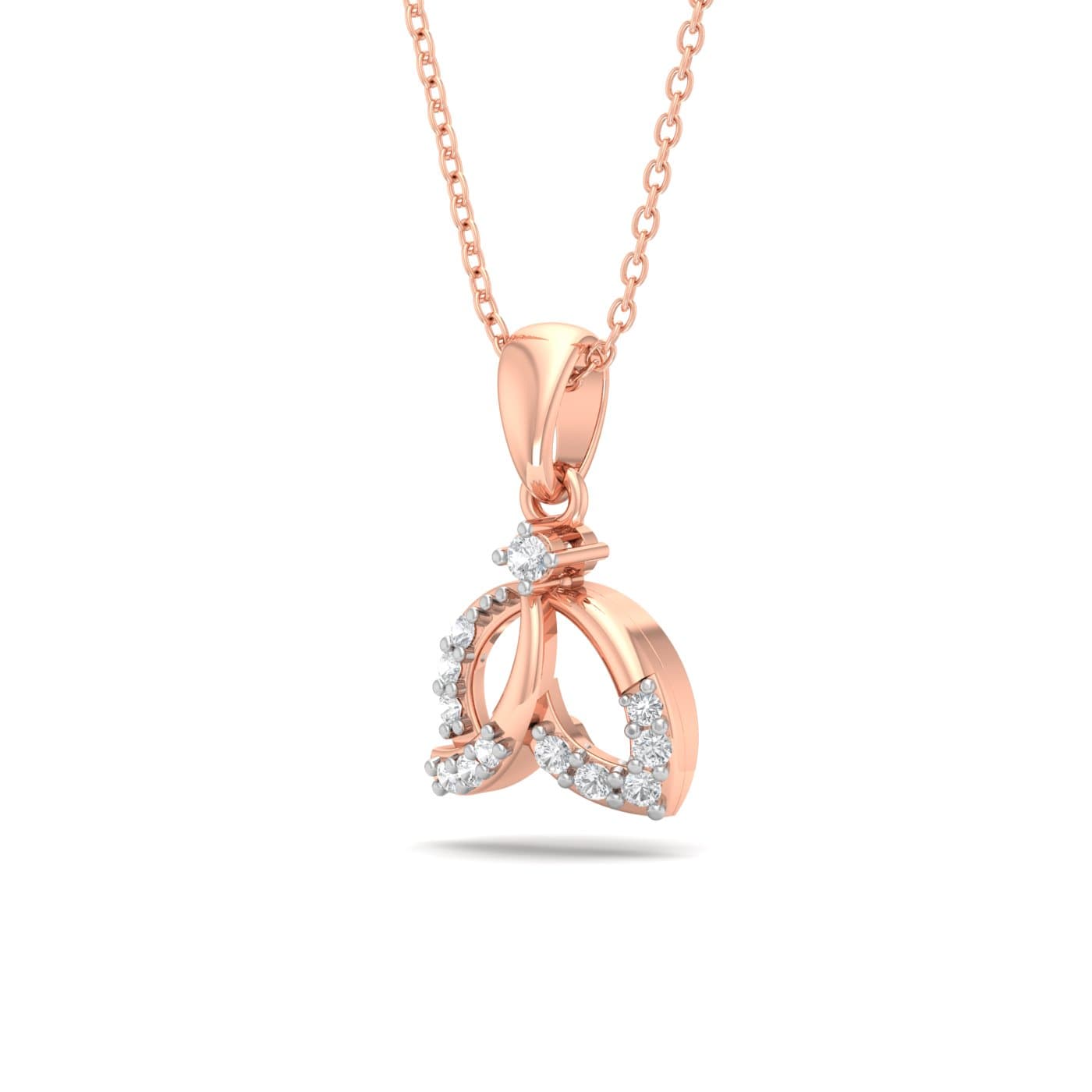 Fly Wings Diamond Pendant
