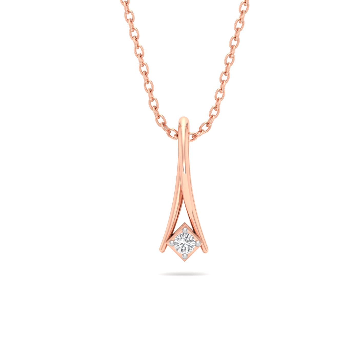Cute Box Diamond Pendant