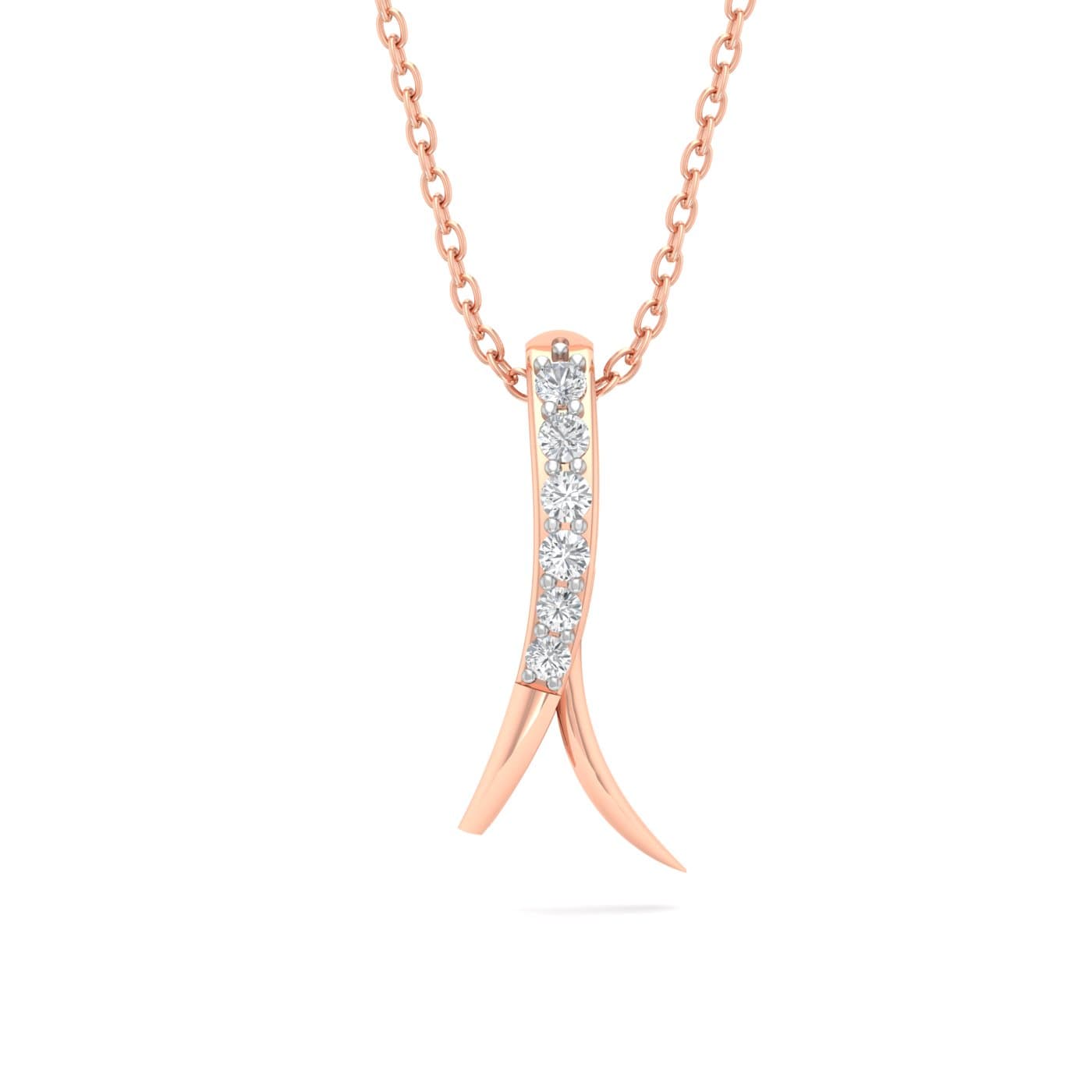 Pesce Sparkling Diamond Pendant