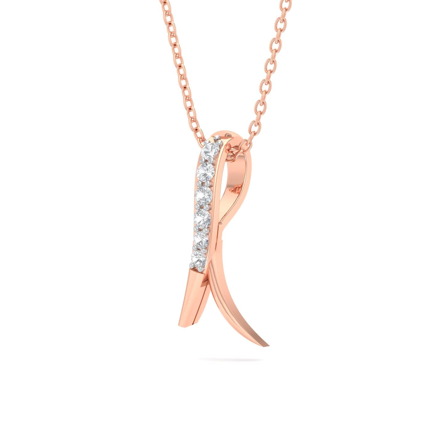 Pesce Sparkling Diamond Pendant