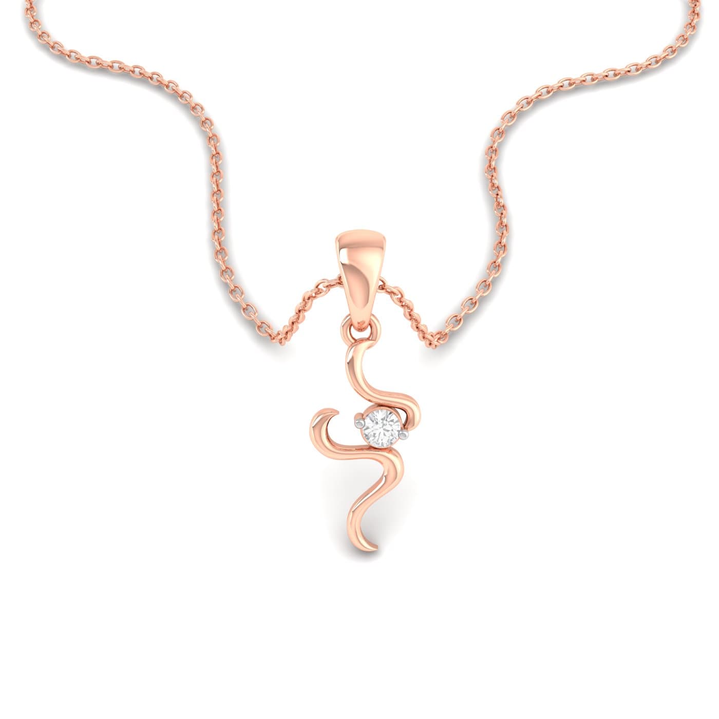 Fancy One Stone Pendant