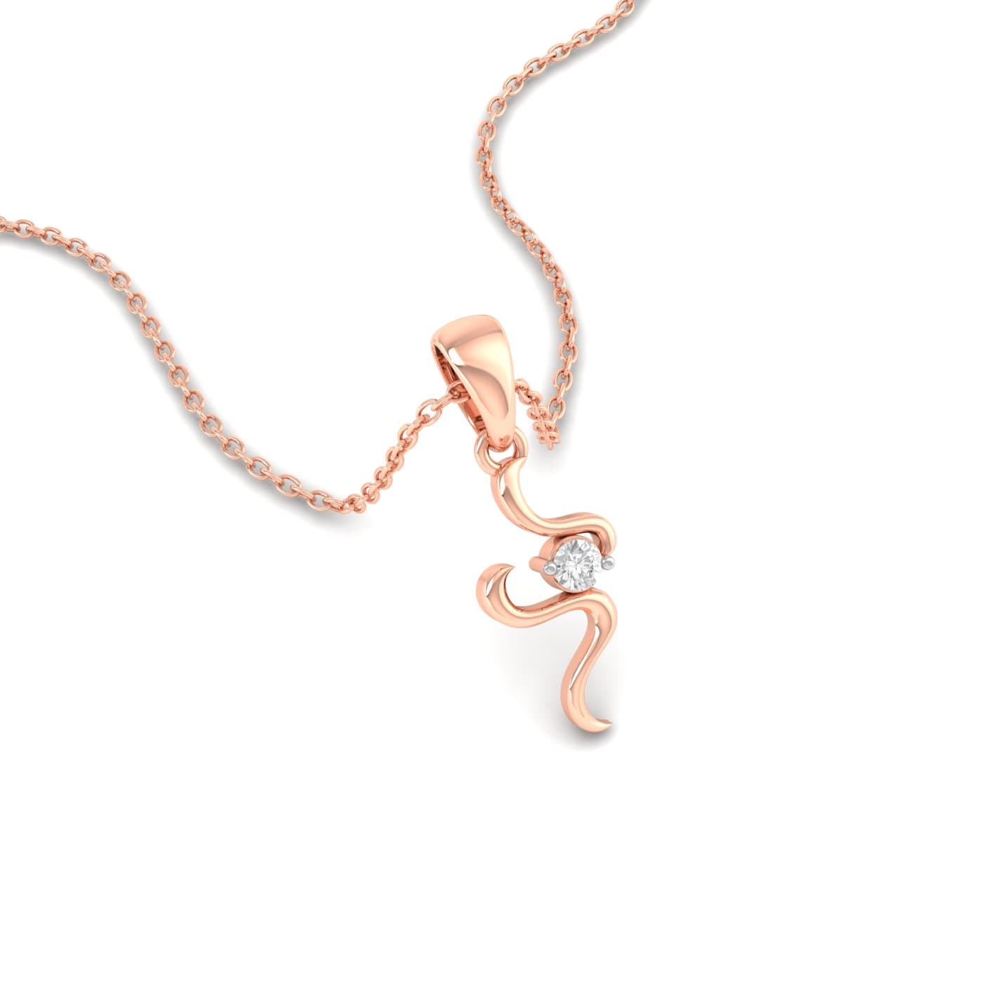 Fancy One Stone Pendant