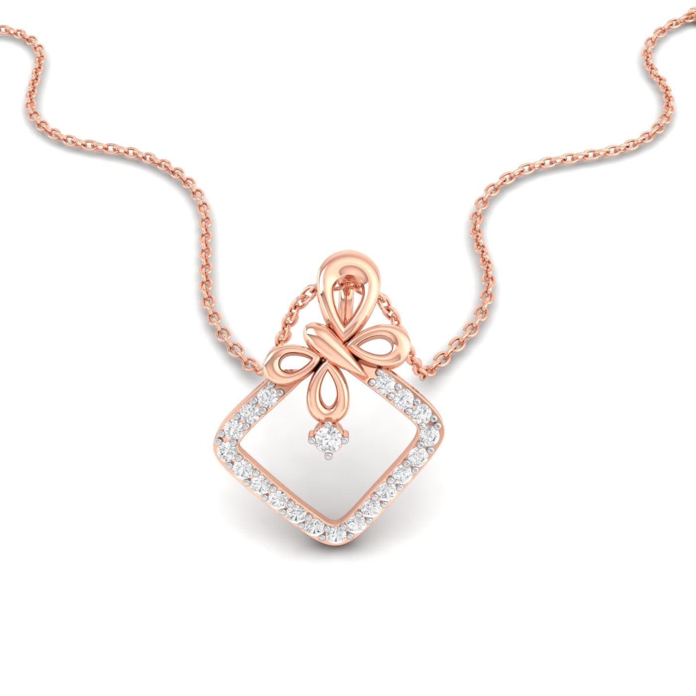 Nessie Diamond Pendant