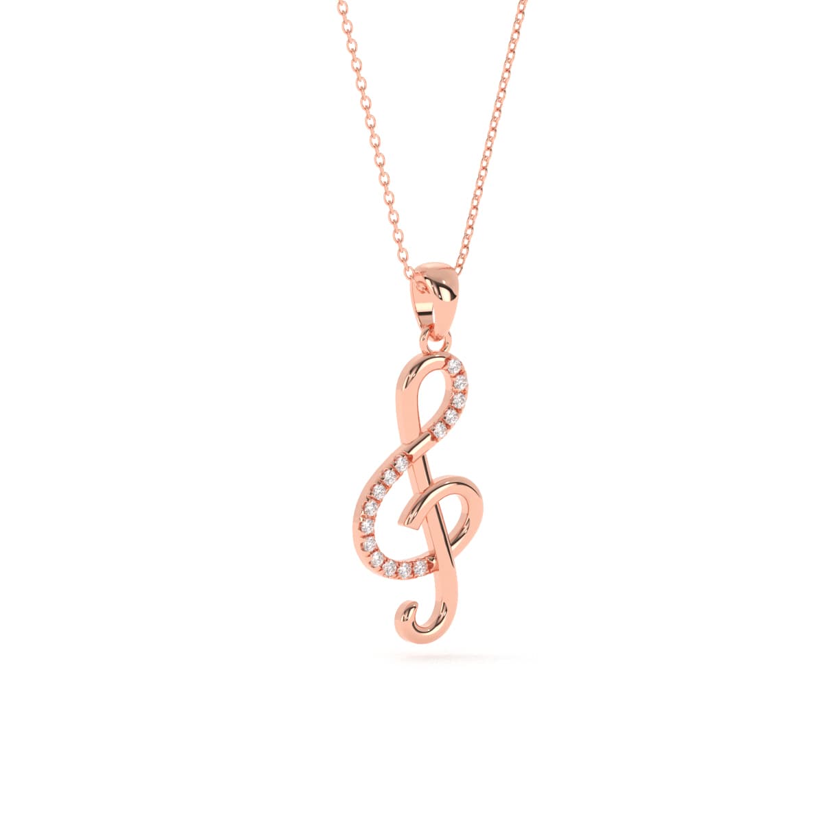 Melody Gold Music Pendant