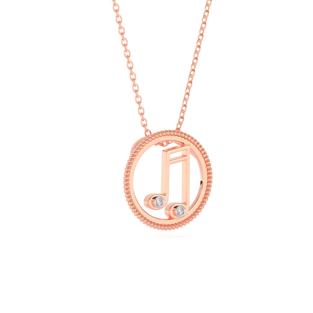 Tune Music Gold Pendant