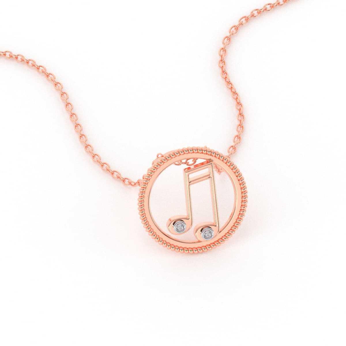 Tune Music Gold Pendant