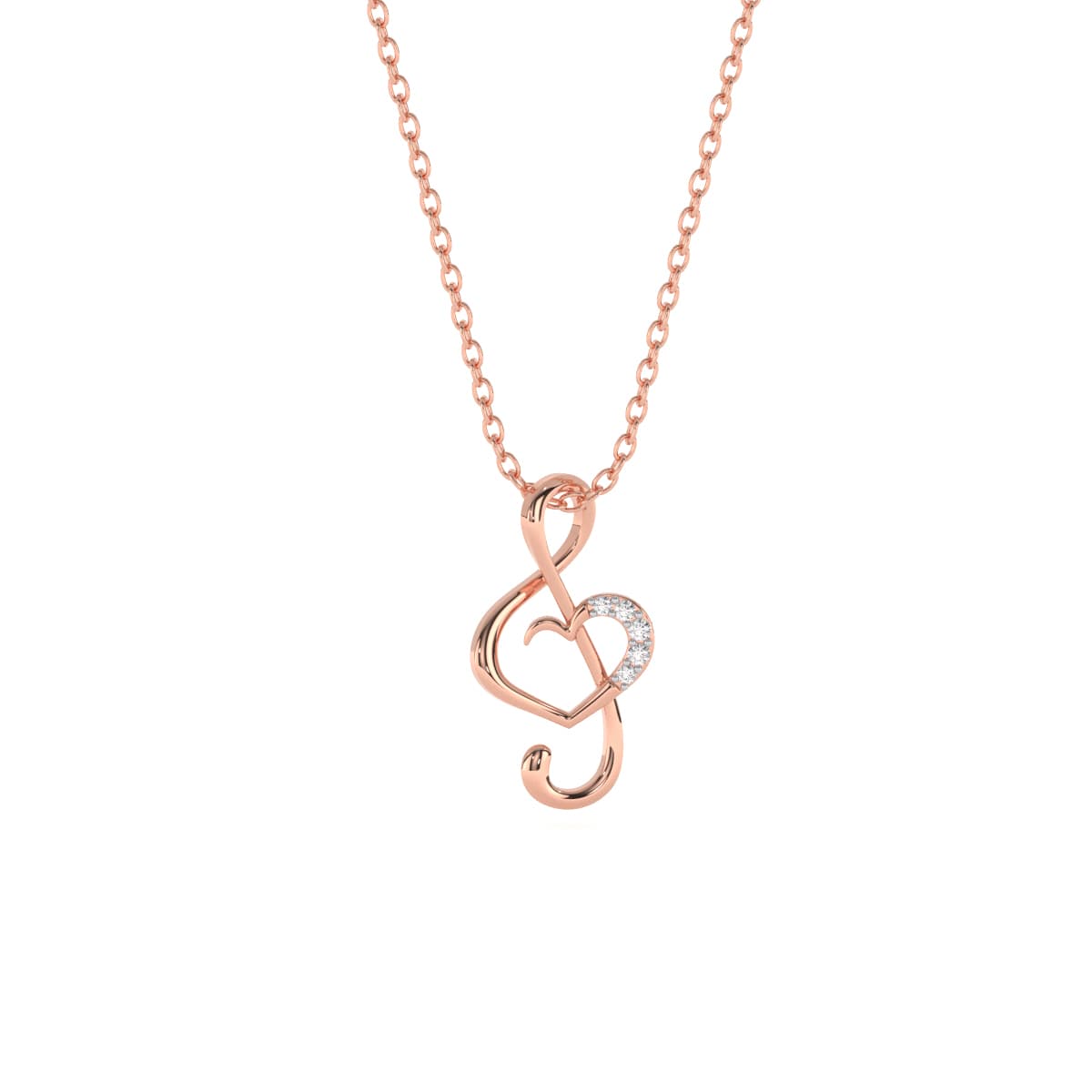 Cadence Gold Music Pendant