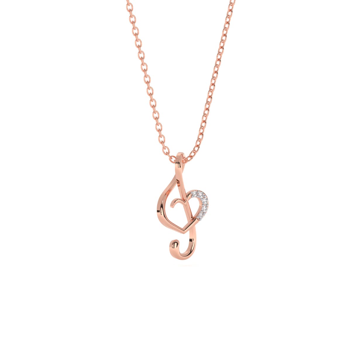 Cadence Gold Music Pendant