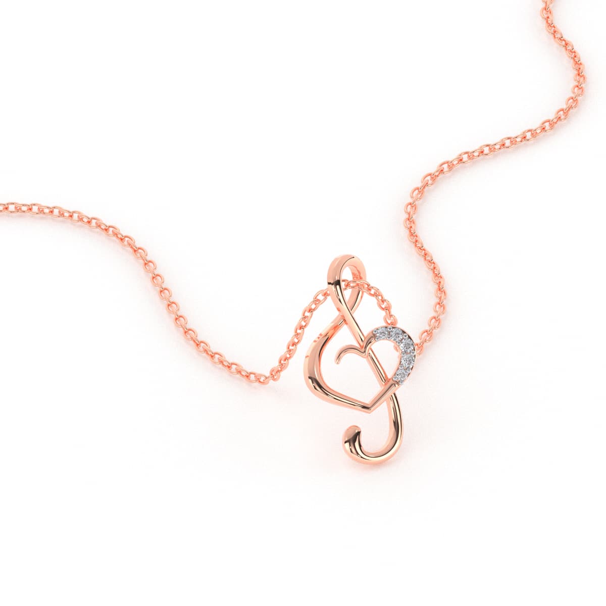 Cadence Gold Music Pendant