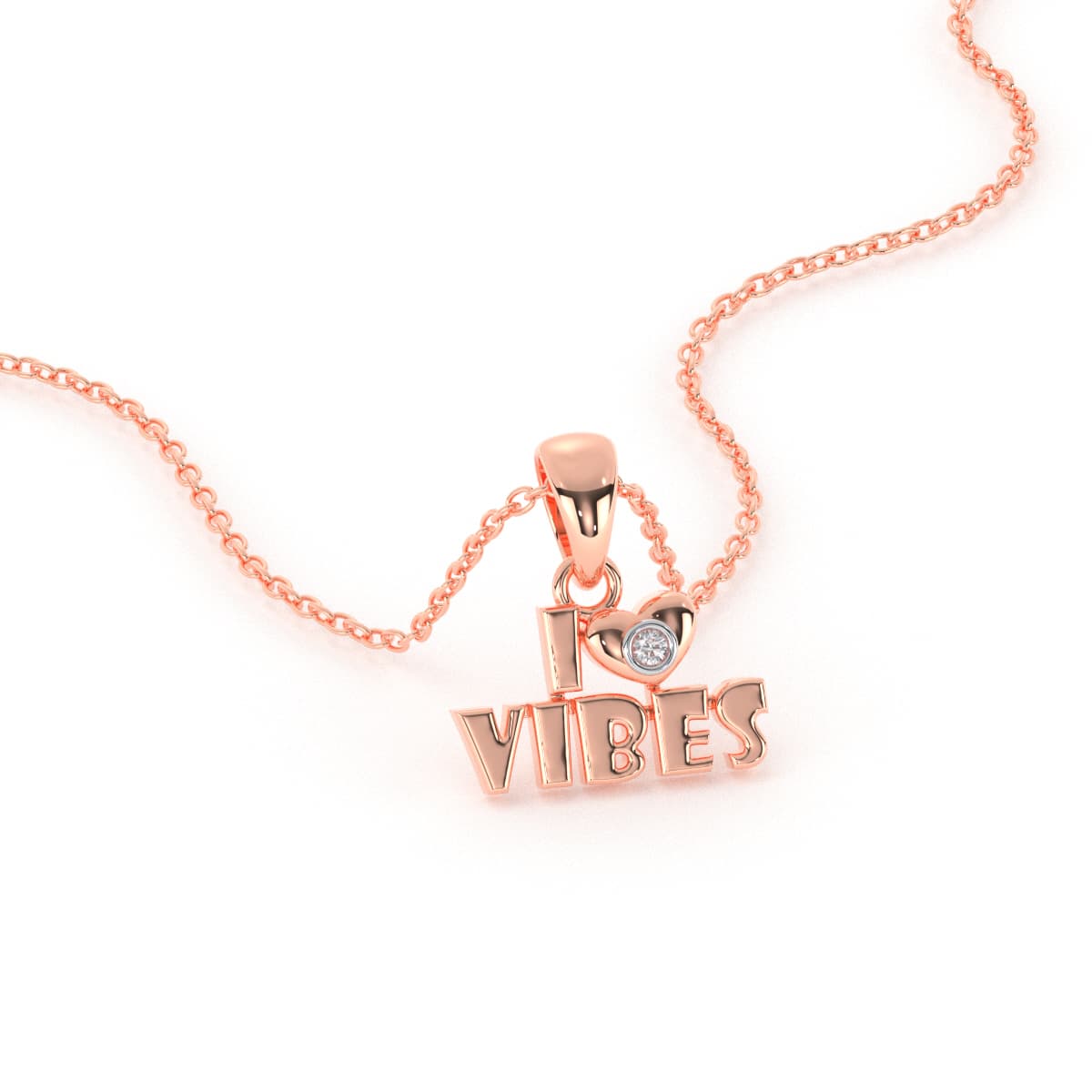 Music Vibes Gold Music Pendant