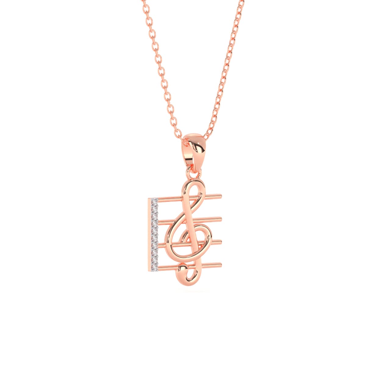 Jazz Gold Music Pendant