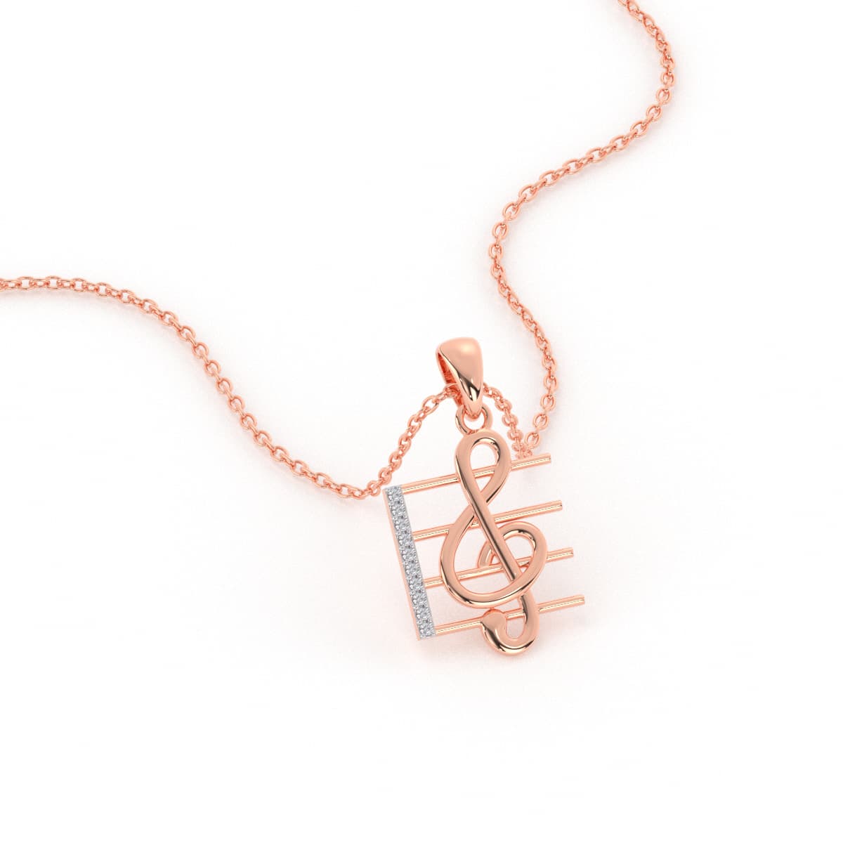 Jazz Gold Music Pendant