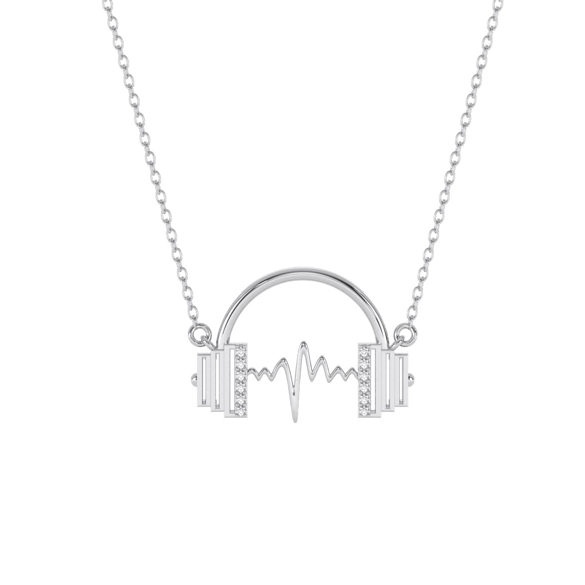 Lyric Beat Gold Music Pendant