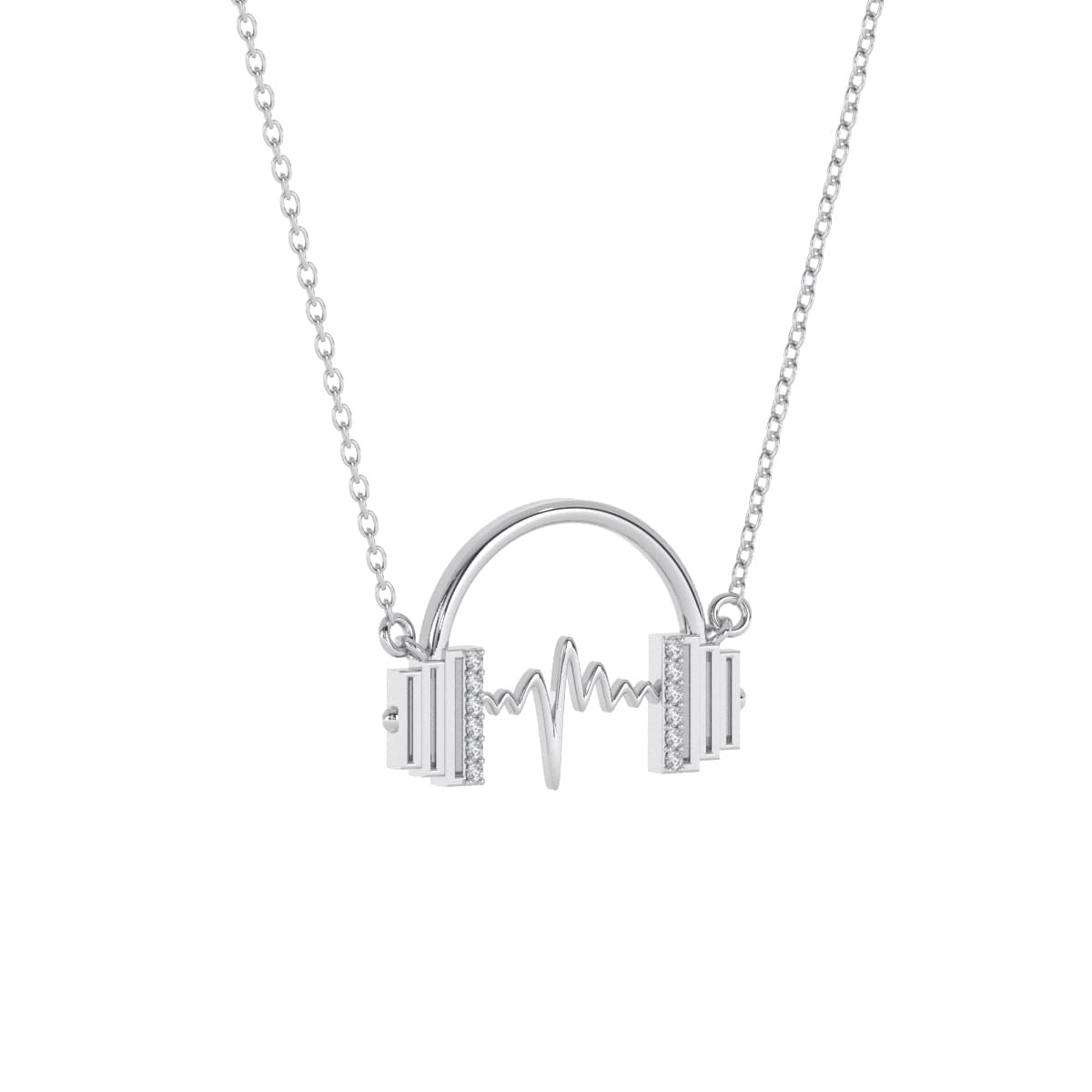 Lyric Beat Gold Music Pendant