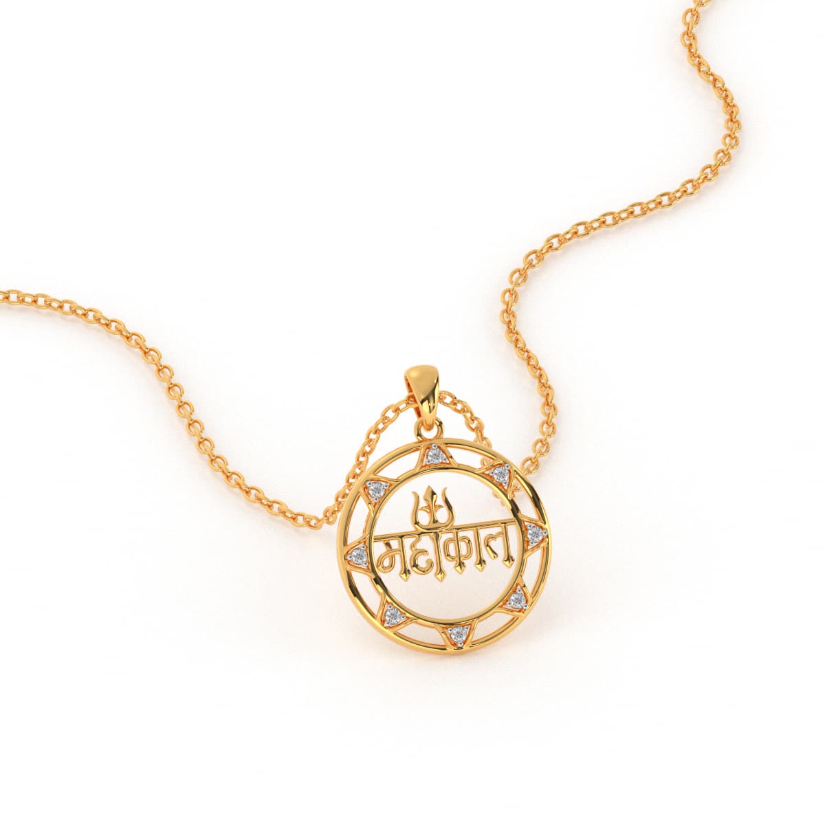 Mahakal Gold Pendant