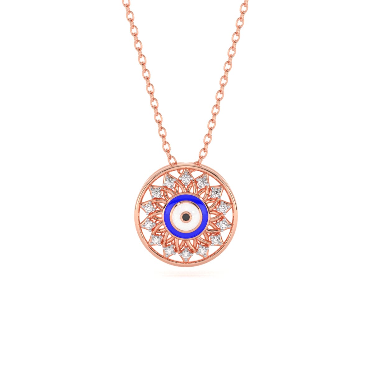 Zoe Evil Eye Diamond Pendant