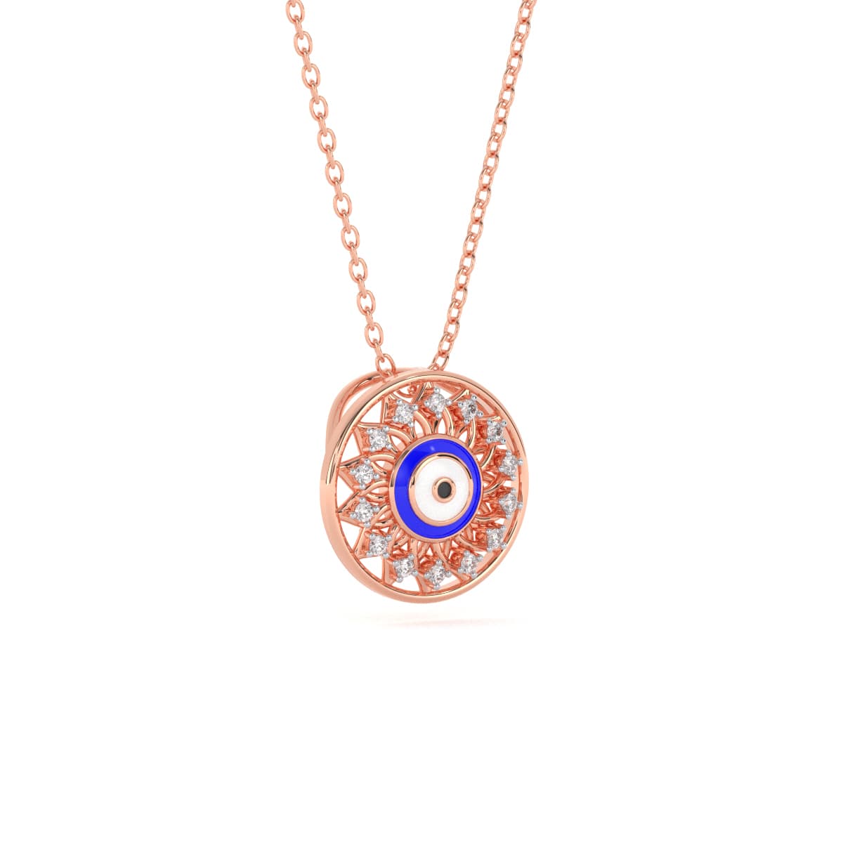 Zoe Evil Eye Diamond Pendant