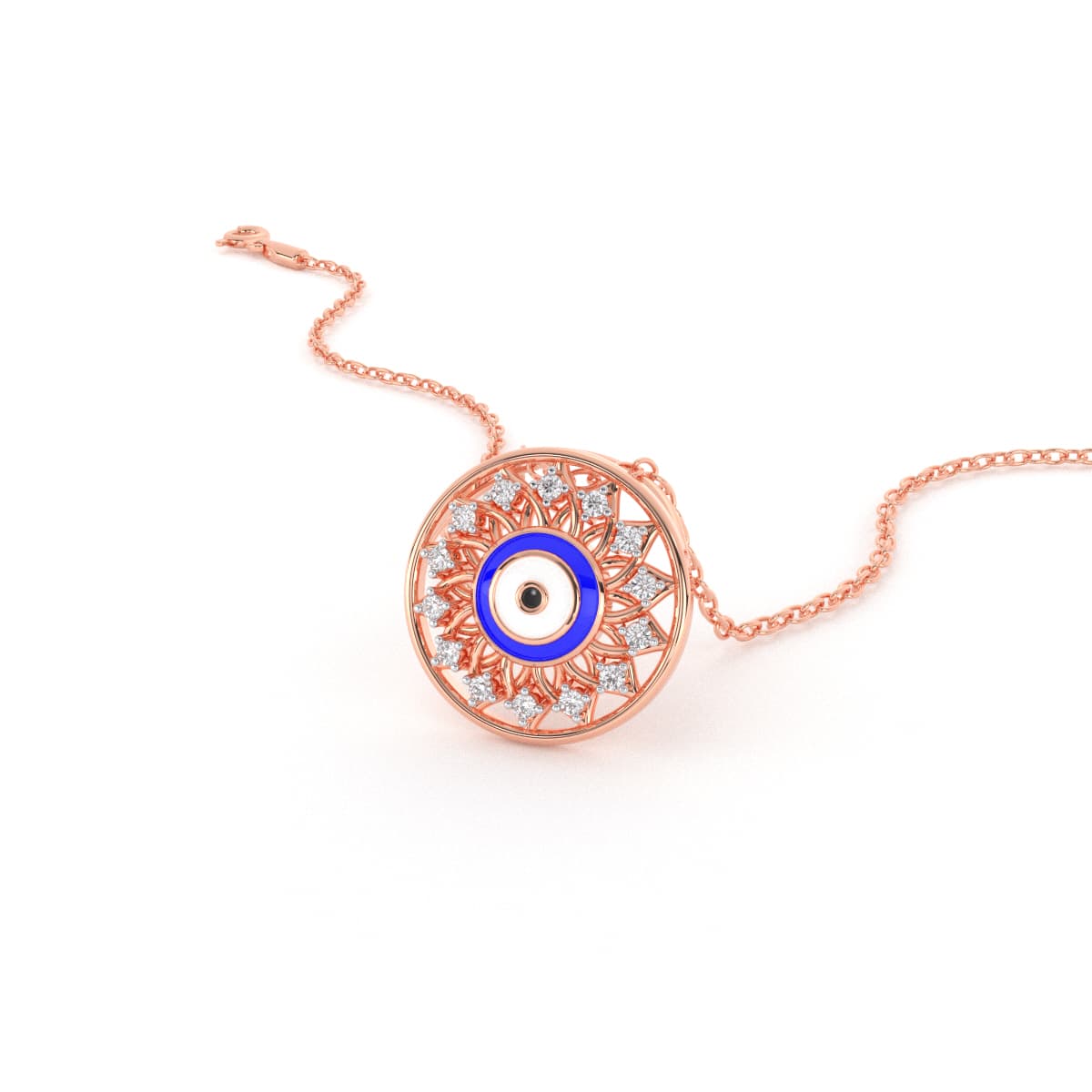 Zoe Evil Eye Diamond Pendant