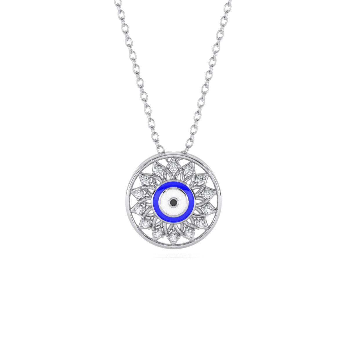 Zoe Evil Eye Diamond Pendant