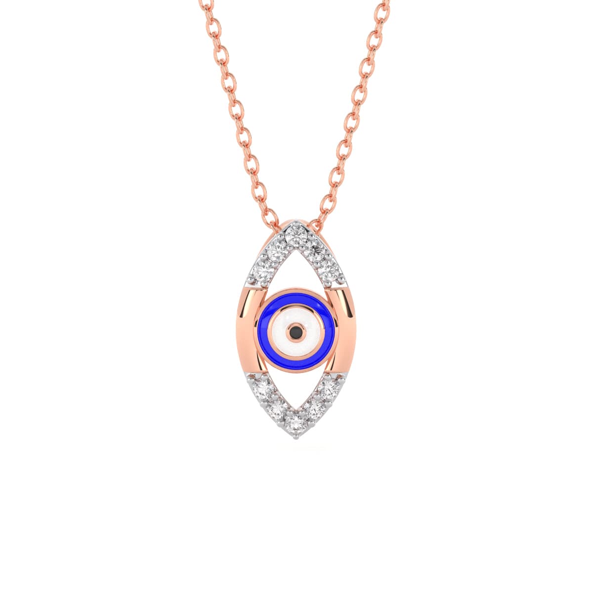 Turkish Evil Eye Diamond Pendant