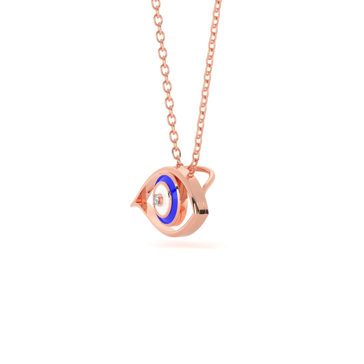 Florance Evil Eye Diamond Pendant