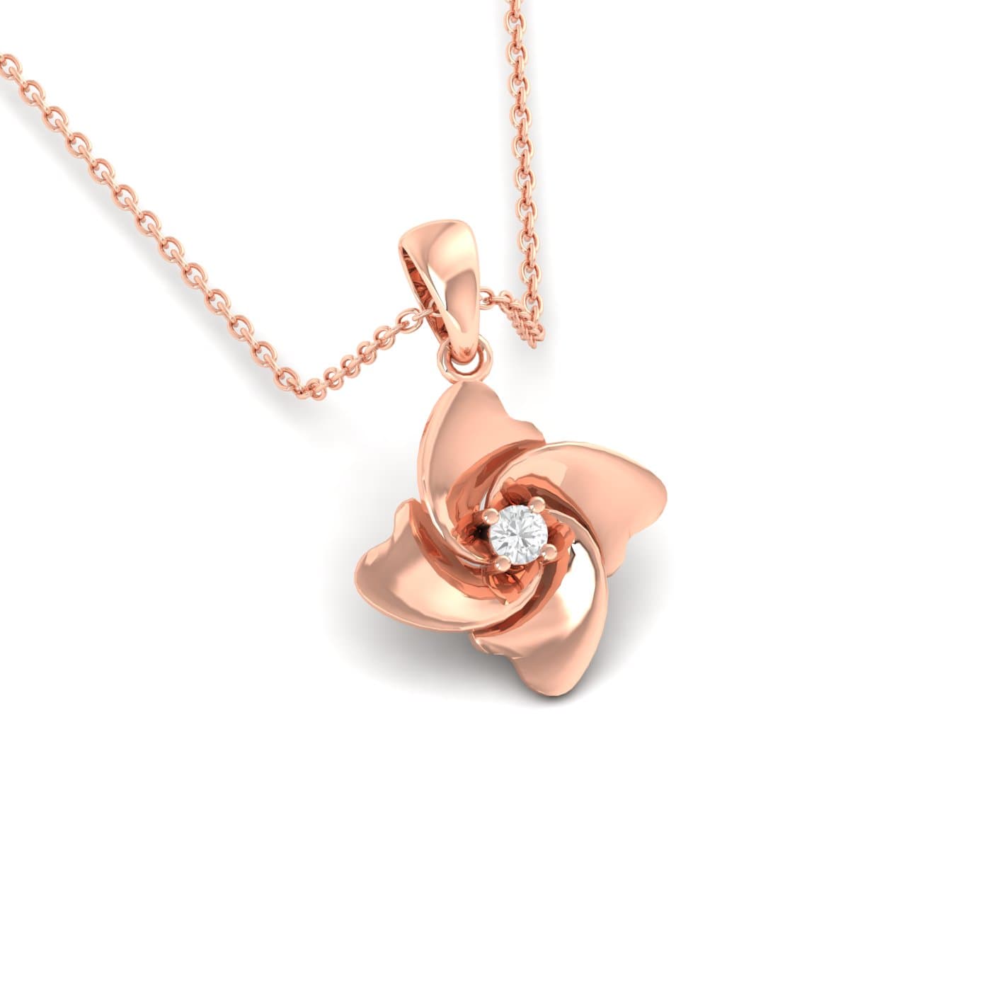 Rosa Diamond Pendant