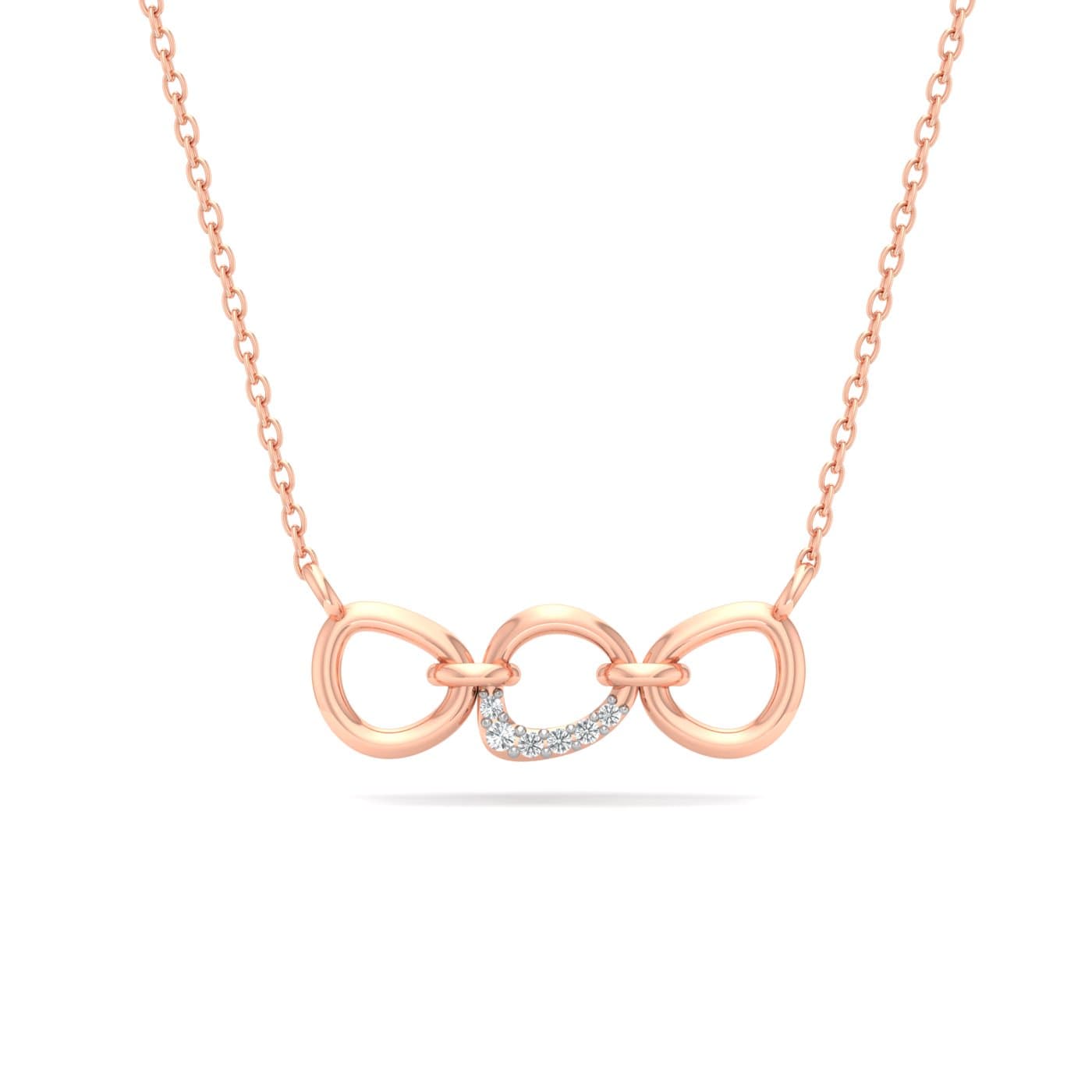 Trio Knot Diamond Pendant