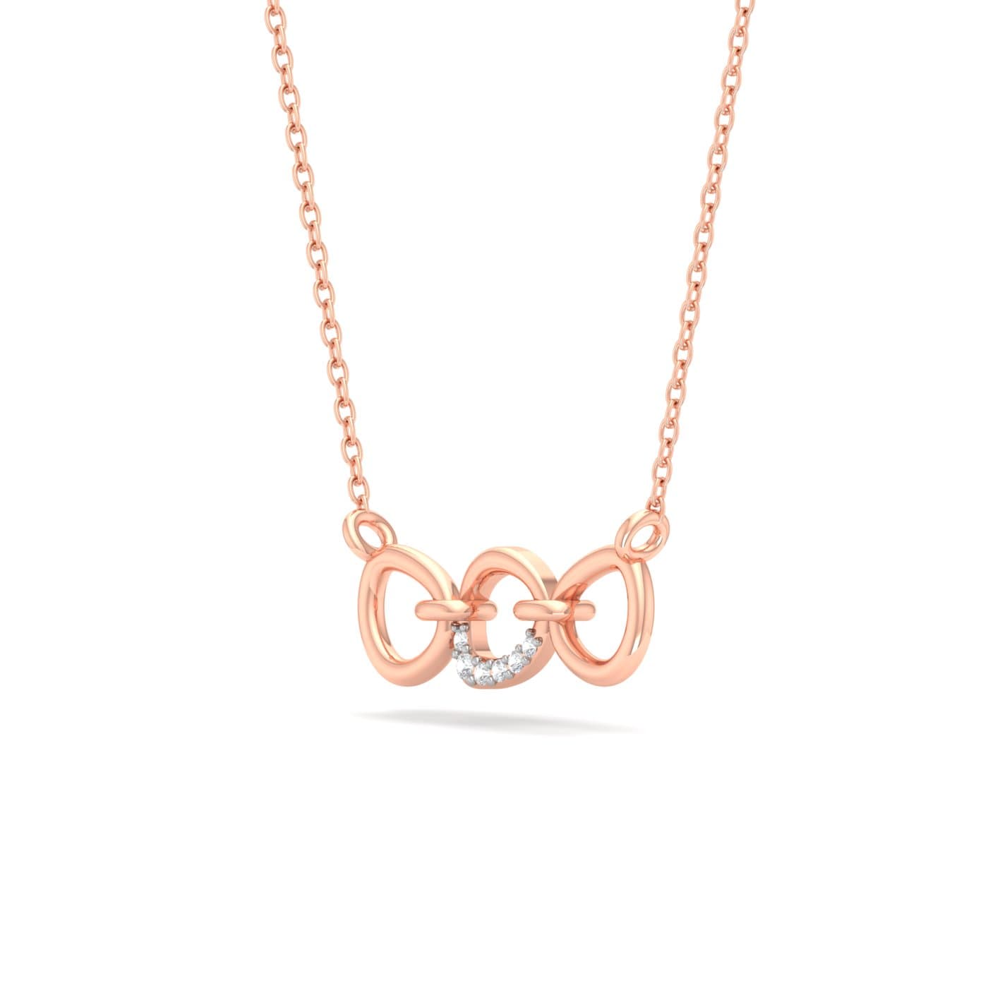 Trio Knot Diamond Pendant