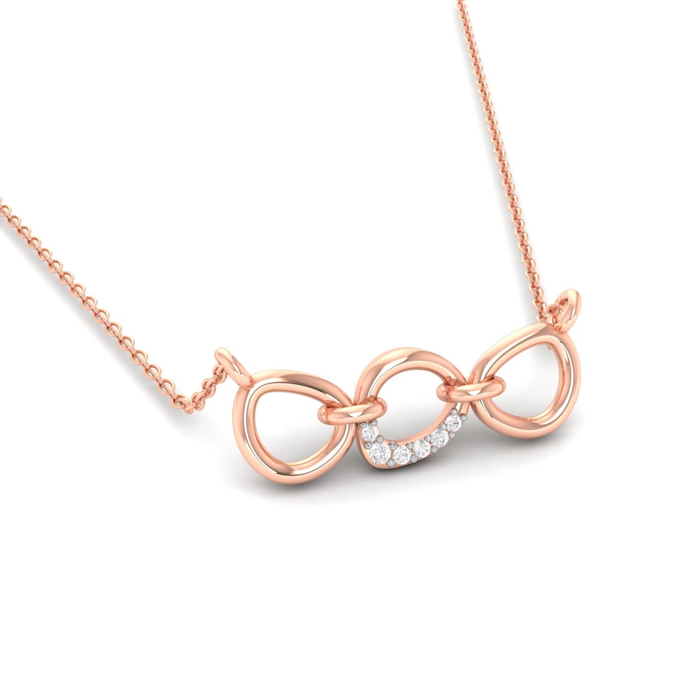Trio Knot Diamond Pendant